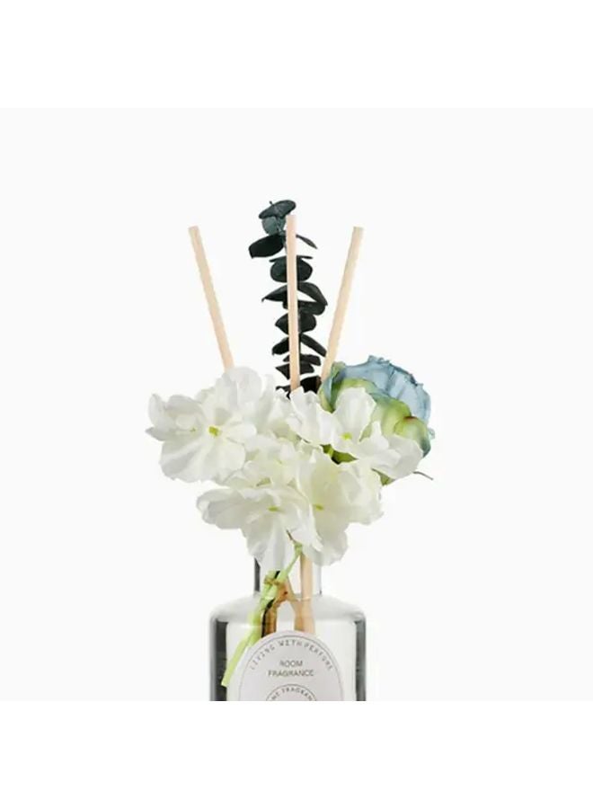 Ono Kiku Scented Artificial Flower Arrangement Kit With Vase For Home Office Decor - Image 5